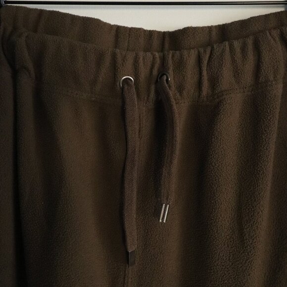American Essentials Women's Brown Sz XL Luxury Sherpa Stretch Straight Leg Pants - Picture 4 of 12